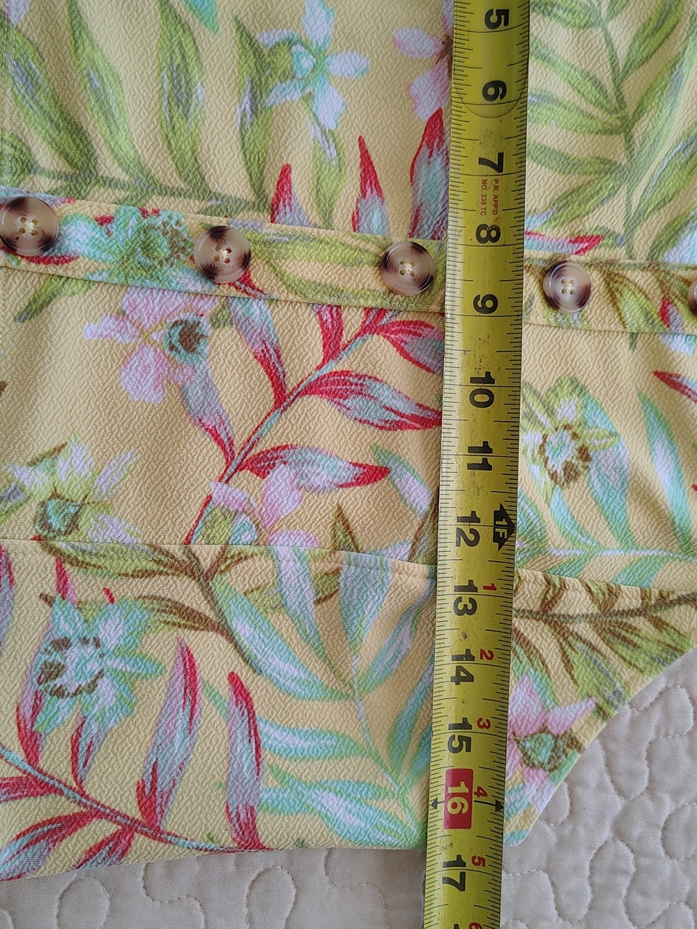No Boundaries Yellow Tropical Pants Set Size XXL. - Picture 11 of 13